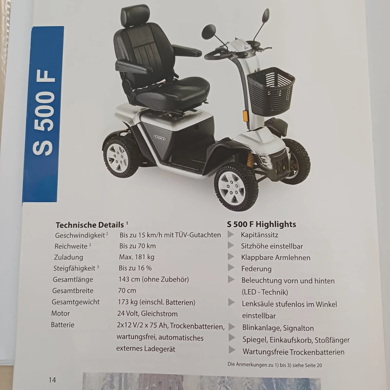Pride S 500 F, Foto 5 von 5, Zustand gut